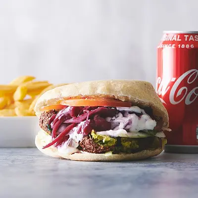 35. Pita falafel menu (V)