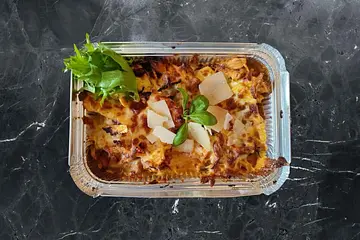60. Pasta farfalle con pollo