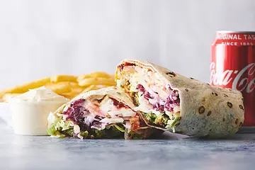 34. Durum falafel menu (V)