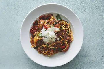 81. Spaghetti Vegetariana (V)