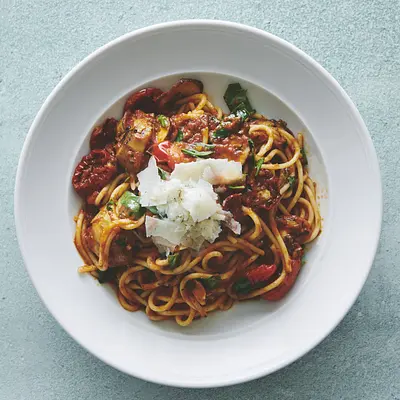 81. Spaghetti Vegetariana (V)