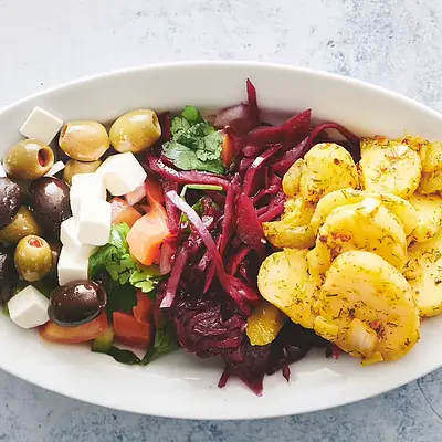 41. Blandet salat